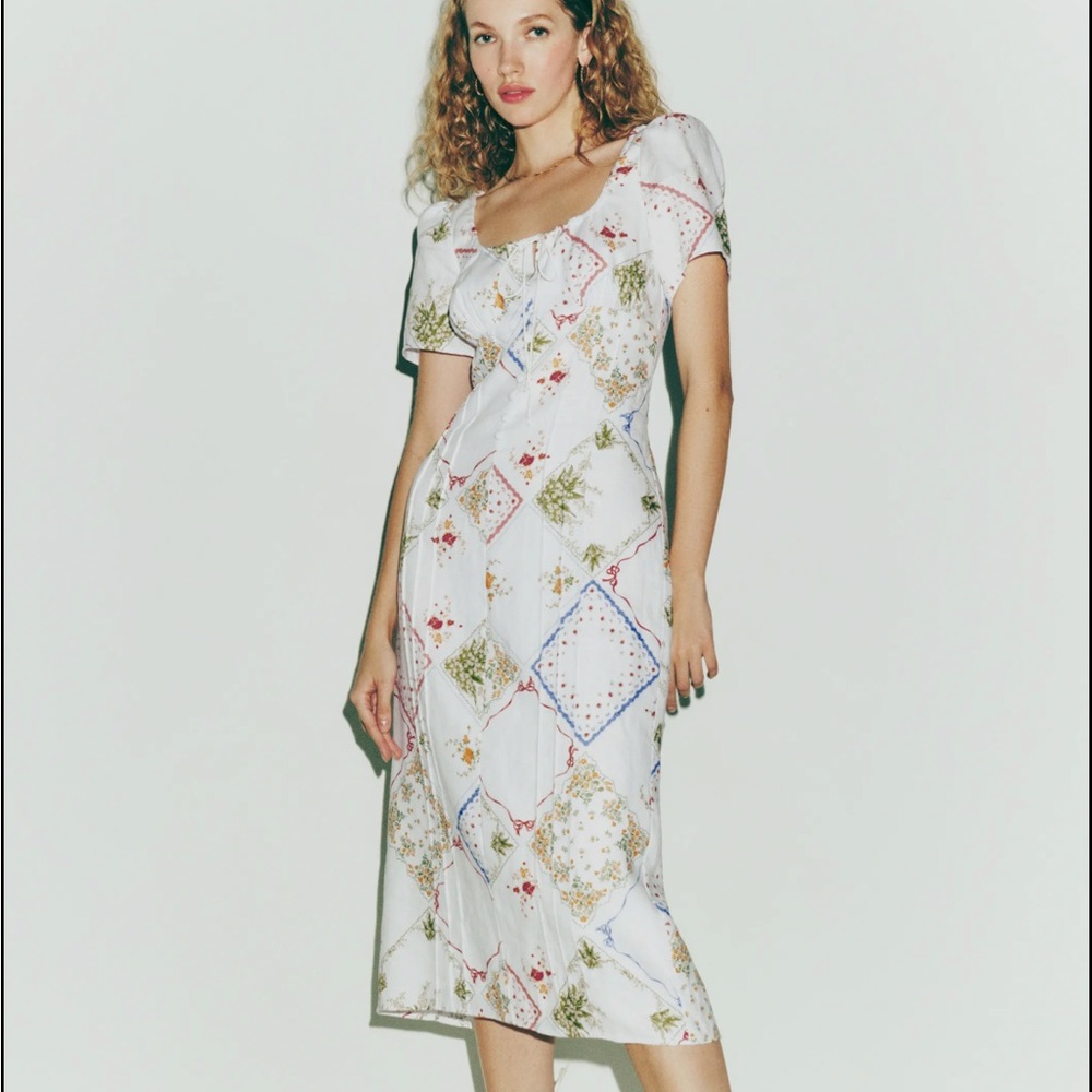 Reformation pierce linen dress